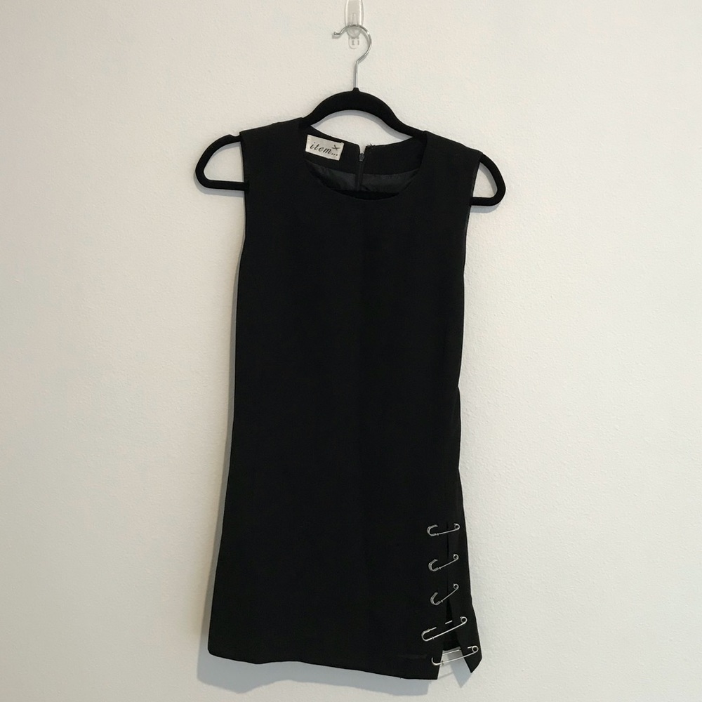 Vintage 90s safety pin shift dress